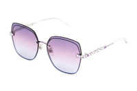 Thumbnail for Swarovski Women's Sunglasses Square Gradient Purple SK0287-D/S 83Z