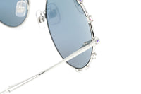Thumbnail for Swarovski Women's Sunglasses Round Gradient Light Purple/Aqua Mirror SK0289-F/S 16Z