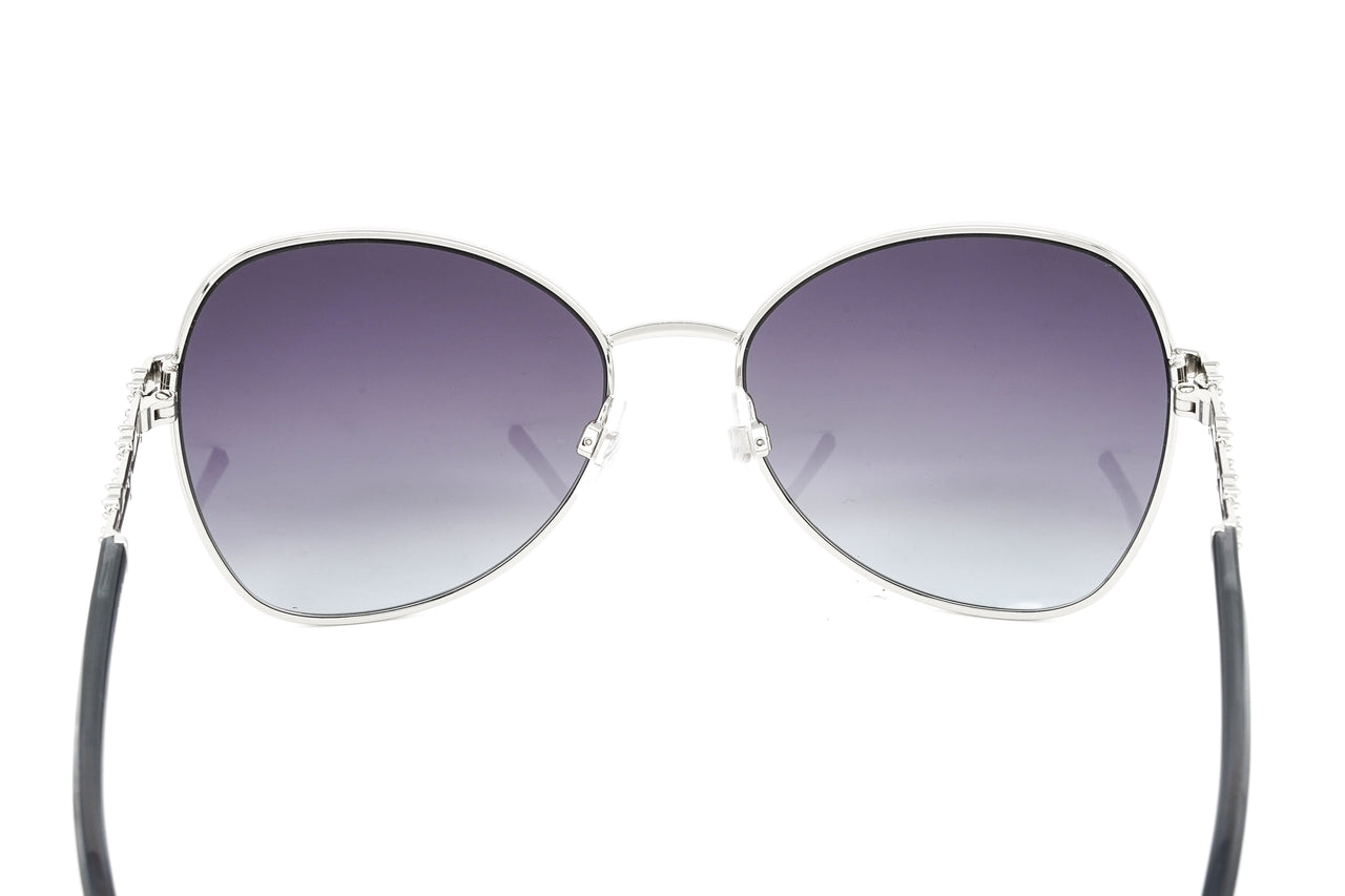 Swarovski Women's Sunglasses Butterfly Pilot Dark Grey SK0290/S 16B