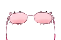 Thumbnail for Swarovski Women's Sunglasses Irregular Pink Mirrored