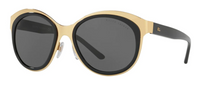 Thumbnail for Ralph Lauren Women's Sunglasses Oversized Round Gold/Grey RL7051 900487