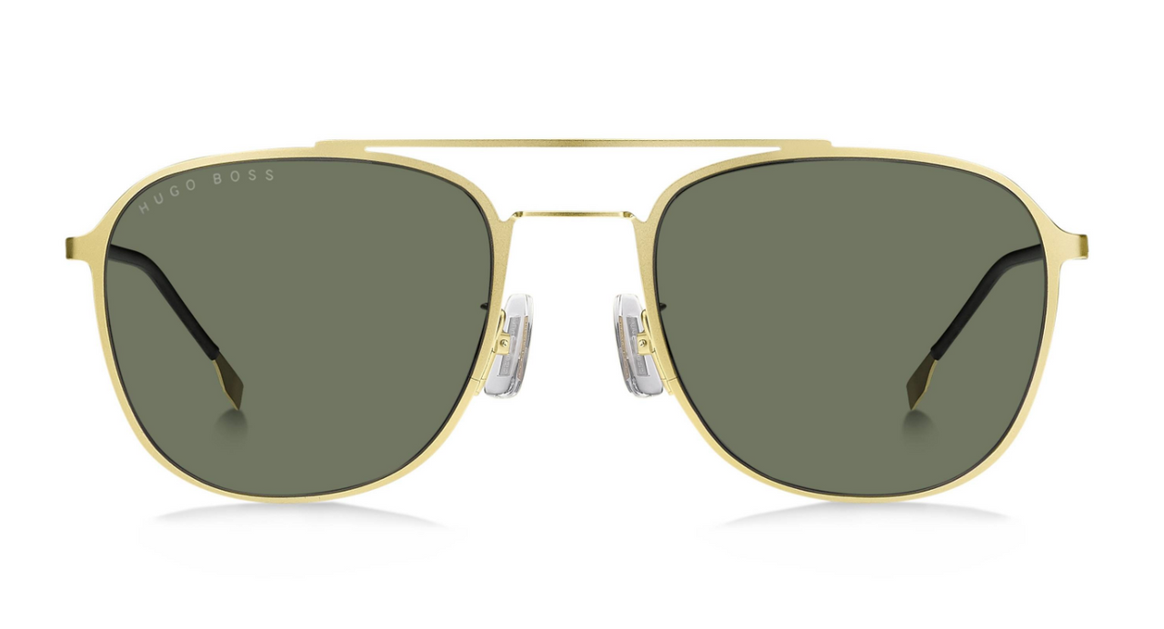 Boss by BOSS Men s Sunglasses Square Browline Gold Green 1349 F S