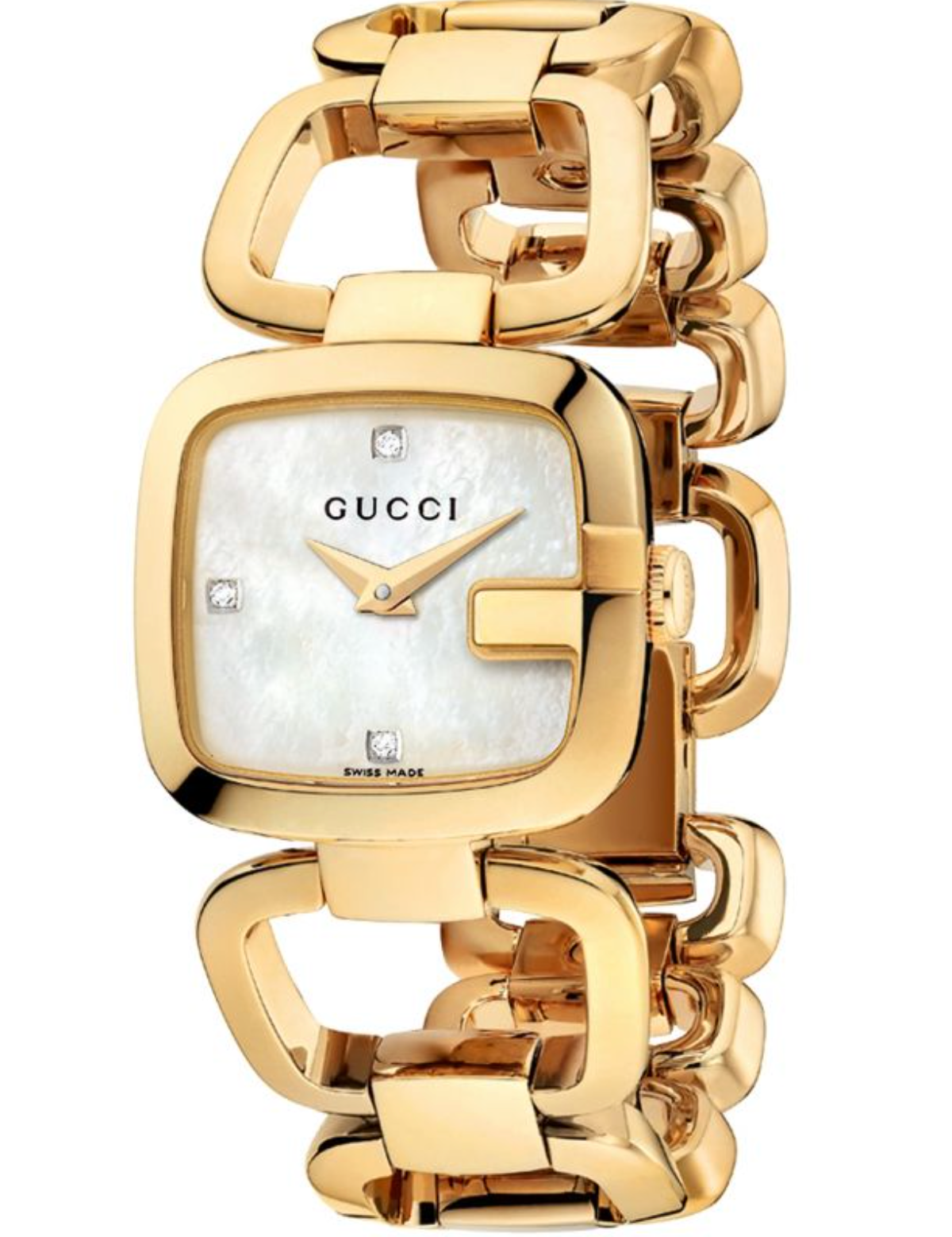 Gucci Watch G Ladies 24mm Yellow Gold YA125513