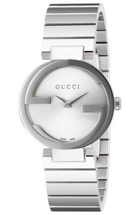 Thumbnail for Gucci Watch Interlocking G Ladies 29mm Silver YA133503