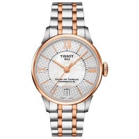 Thumbnail for Tissot Ladies Automatic Watch Chemin Des Tourelles Powermatic 80 Two-Tone Rose Helvetic Pride Special Edition T0992072211801