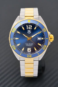 Tag Heuer Formula 1 Navy Blue Dial Two-tone Men's Watch WAZ1120