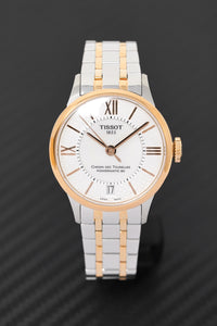 Thumbnail for Tissot Ladies Automatic Watch Chemin Des Tourelles Powermatic 80 Two-Tone Rose Helvetic Pride Special Edition T0992072211801