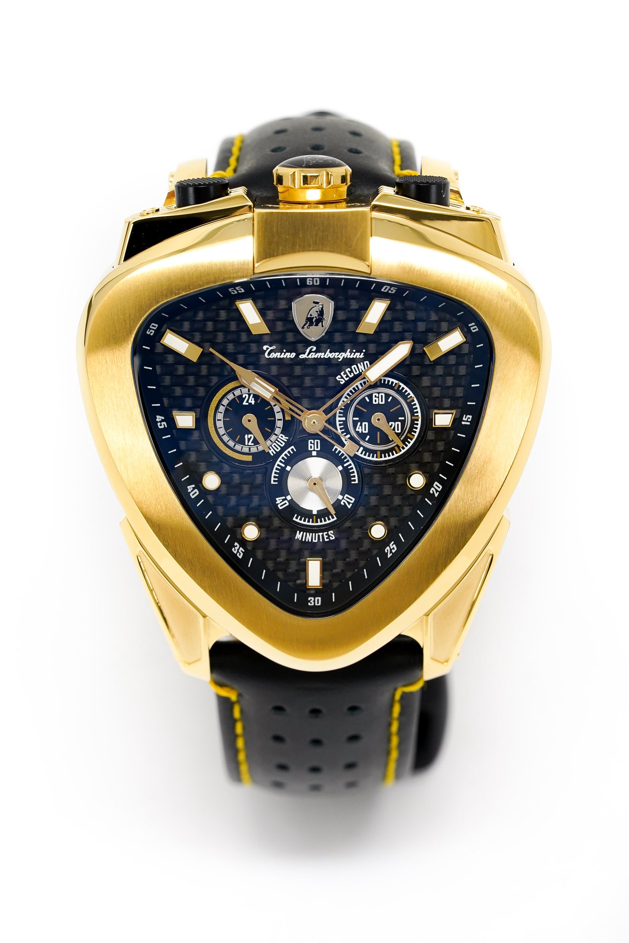 Tonino Lamborghini Men's Chronograph Watch Spyder 12H Yellow Gold T20CH-B