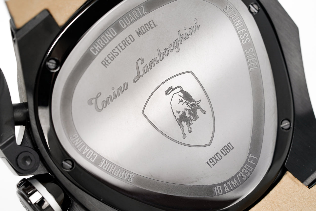 Tonino Lamborghini Spyder X Chronograph White Black PVD T9XD