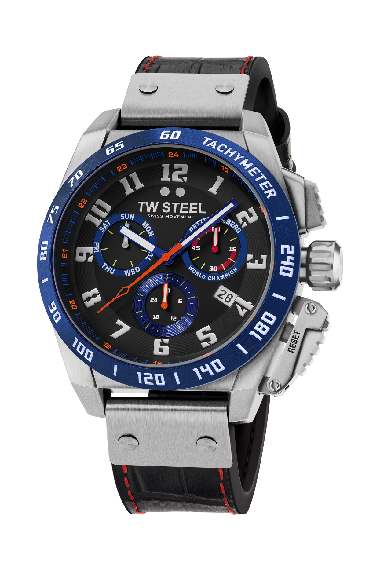 TW Steel Watch Men's Swiss Canteen Chronograph Limited Edition Petter Solberg TW1019