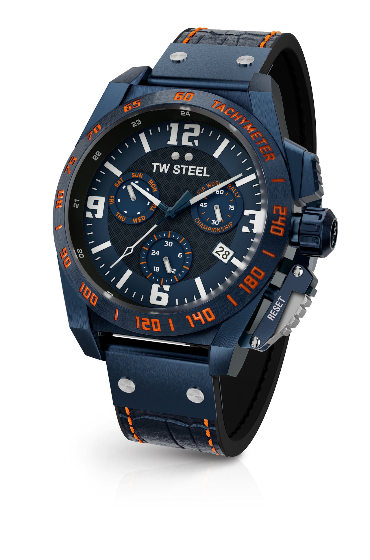 TW Steel Watch Swiss Canteen Chronograph Limited Edition FIA World Championship TW1020