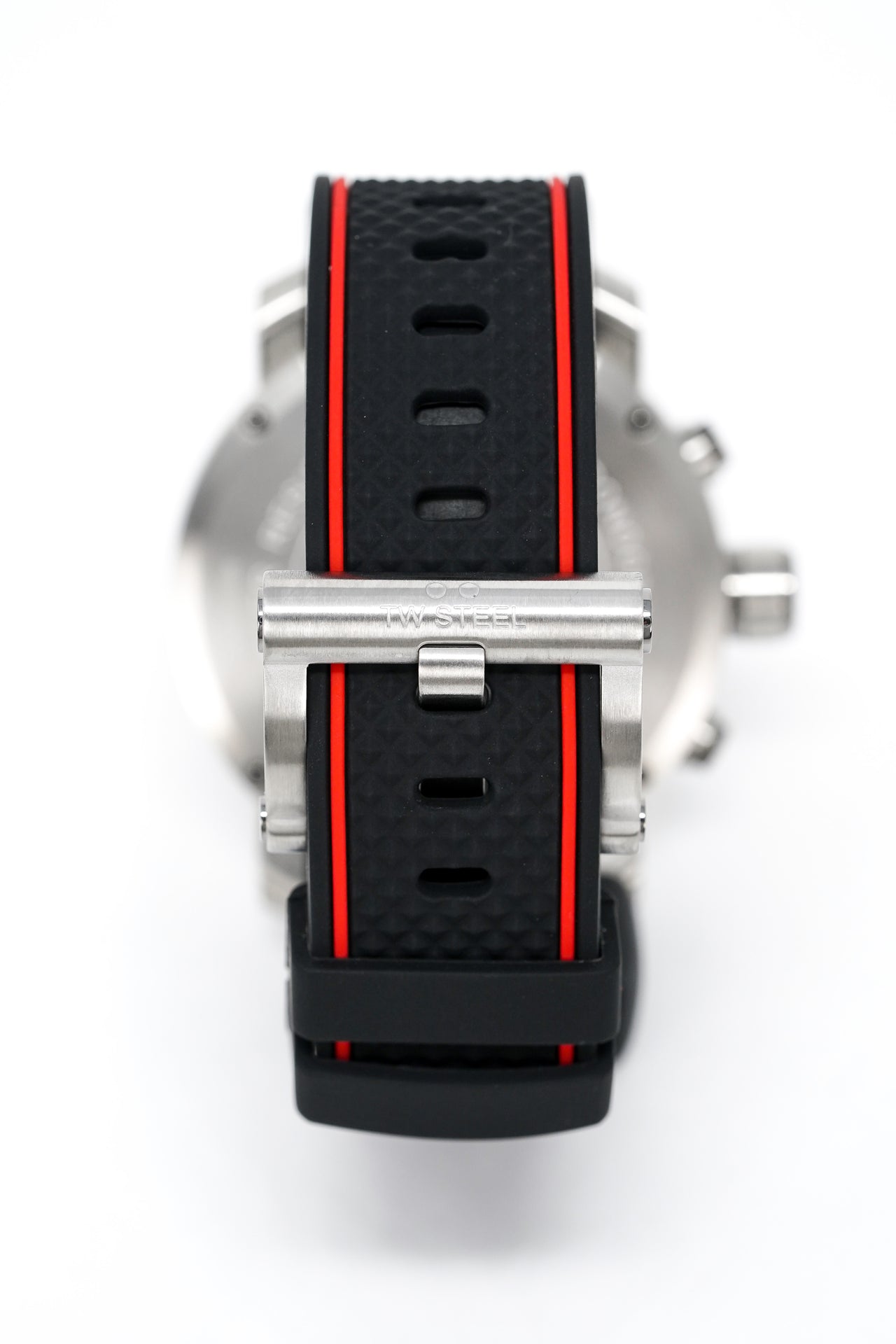 TW Steel Watch Grandeur Tech Chronograph Black Red TS1