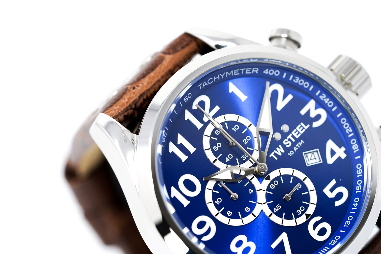 TW Steel Watch Chronograph Volante Blue VS63
