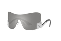 Thumbnail for Versace Women's Sunglasses Rimless Shield Silver VE2240 10006G
