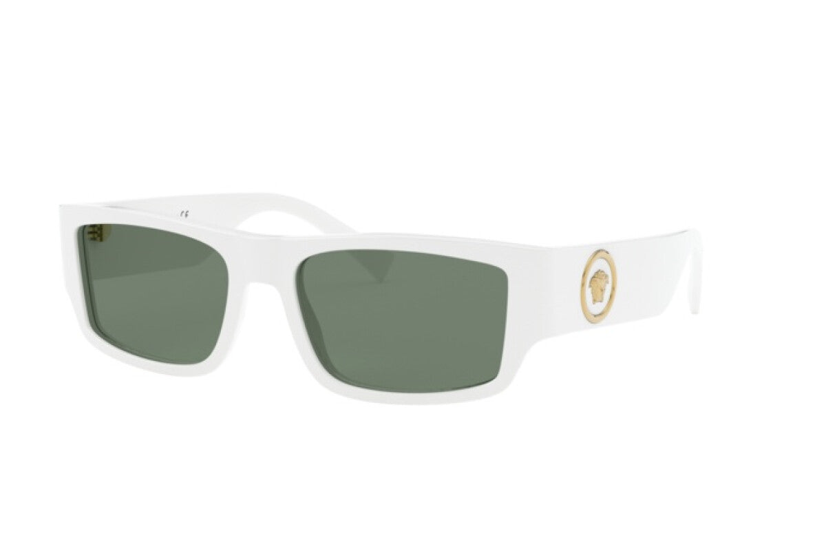 Versace Unisex Sunglasses Rectangular White/Green VE4385 532771