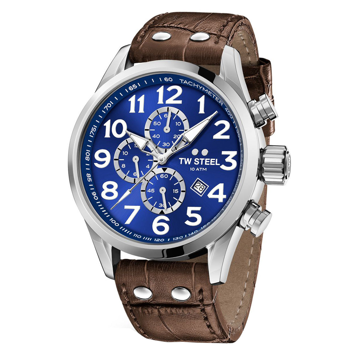 TW Steel Watch Chronograph Volante Blue VS63