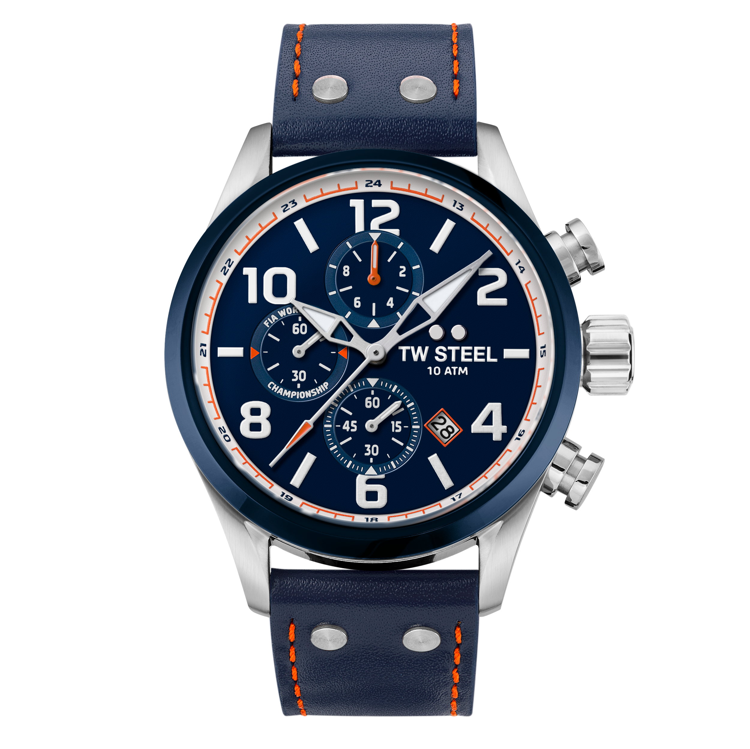 TW Steel Watch Chronograph Volante Blue VS90