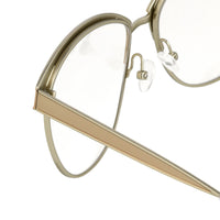 Thumbnail for Agent Provocateur Eyeglasses Oval Beige/Silver - Watches & Crystals
