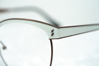 Thumbnail for Agent Provocateur Eyeglasses Oval White/Dark Brown - Watches & Crystals