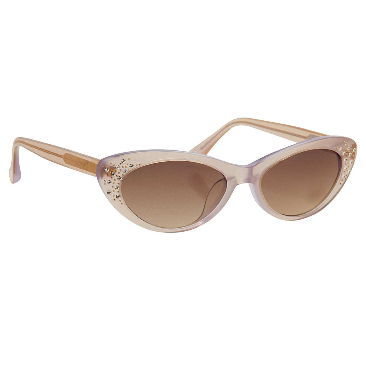 Agent Provocateur Sunglasses Cat Eye Beige and Brown - Watches & Crystals