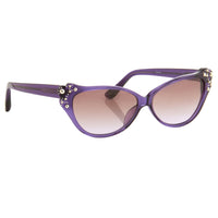 Thumbnail for Agent Provocateur Sunglasses Cat Eye Purple and Brown Lenses - AP55C11OPT - Watches & Crystals