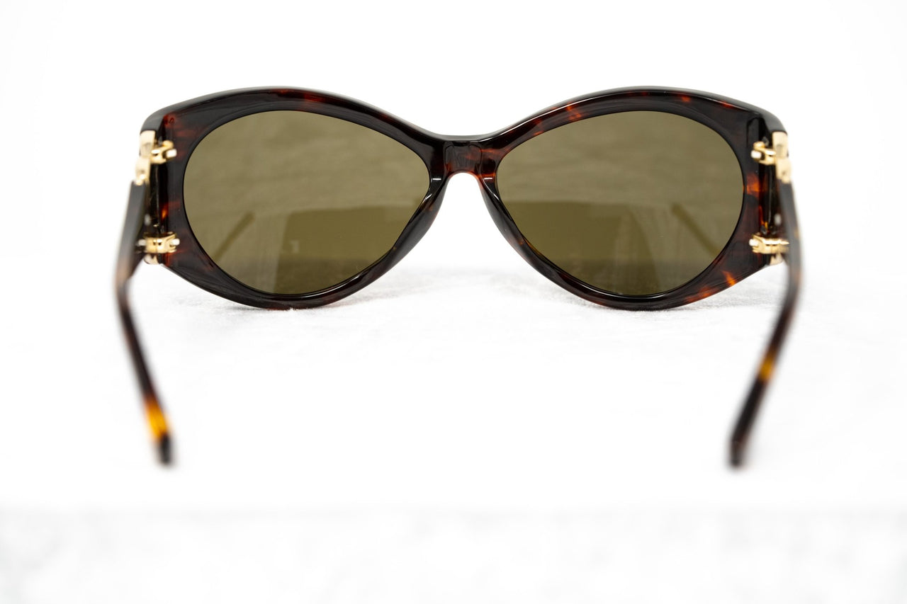 Agent Provocateur Sunglasses Oversized Frame Tortoiseshell and Green Lenses Category 3 - AP17C2SUN - Watches & Crystals