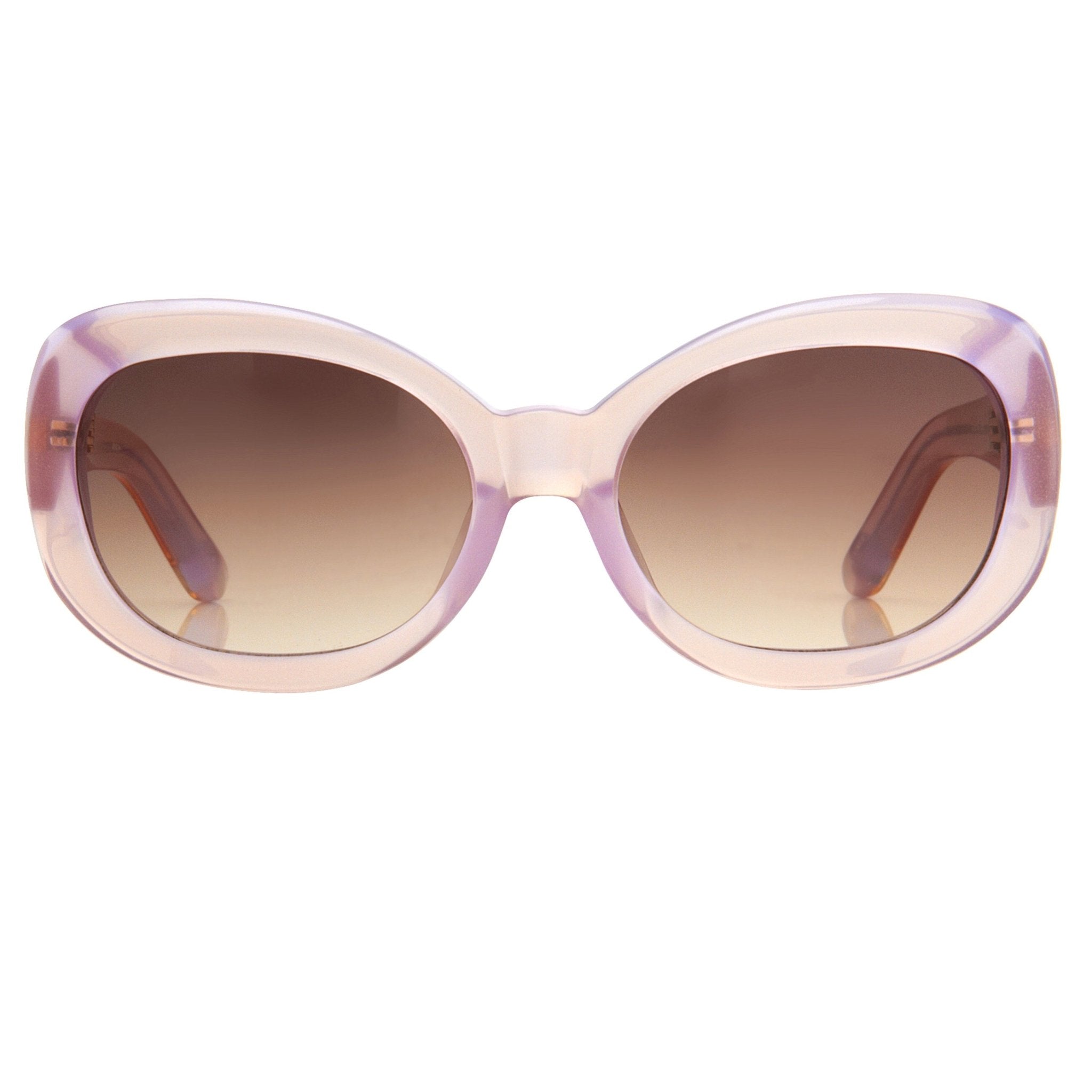 Agent Provocateur Sunglasses Round Beige and Brown Lenses - AP57C4SUN - Watches & Crystals