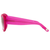 Thumbnail for Agent Provocateur Sunglasses Round Pink and Grey Lenses - AP57C6SUN - Watches & Crystals