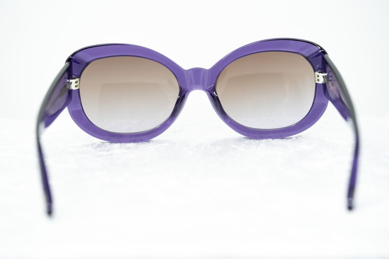 Versace VE4451 01 Dark Grey & Transparent Purple Sunglasses | Sunglass Hut  USA