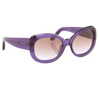 Thumbnail for Agent Provocateur Sunglasses Round Purple and Brown Lenses - AP57C5SUN - Watches & Crystals