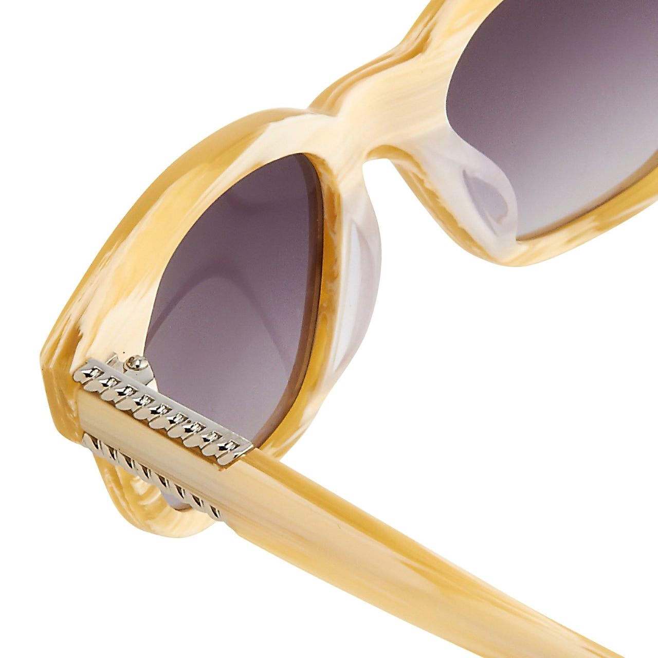 Agent Provocateur Sunglasses Square Striped Yellow and Grey Lenses Category 3 - AP24C6SUN - Watches & Crystals