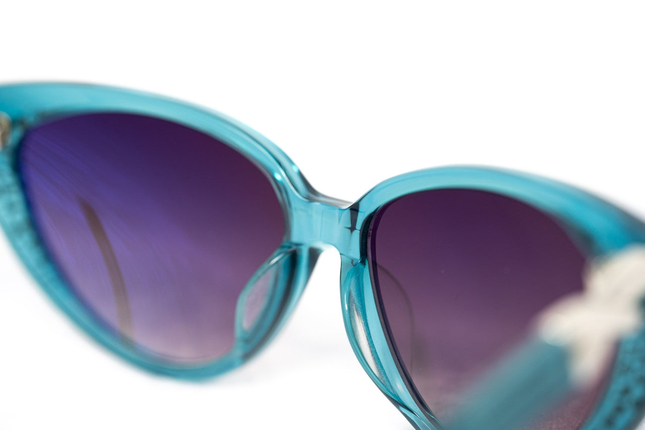 Agent Provocateur Women Sunglasses Cat Eye Blue and Grey Lenses Category 3 - AP19C6SUN - Watches & Crystals