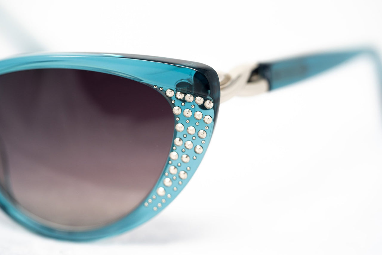 Agent Provocateur Women Sunglasses Cat Eye Blue and Grey Lenses Category 3 - AP19C6SUN - Watches & Crystals