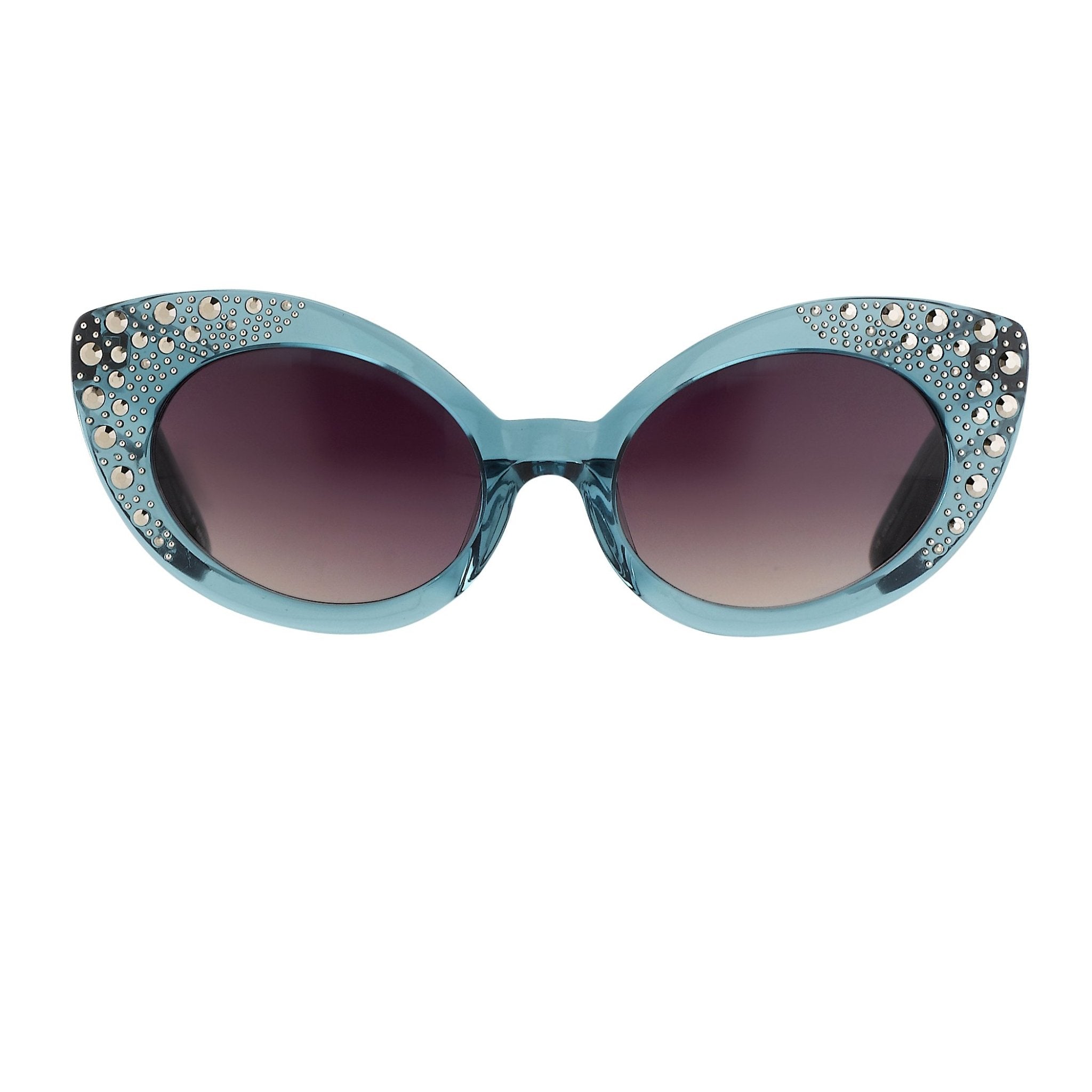 Agent Provocateur Women Sunglasses Oval Blue and Grey Lenses Category 3 - AP1C5SUN - Watches & Crystals