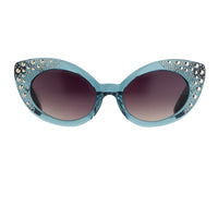 Thumbnail for Agent Provocateur Women Sunglasses Oval Blue and Grey Lenses Category 3 - AP1C5SUN - Watches & Crystals