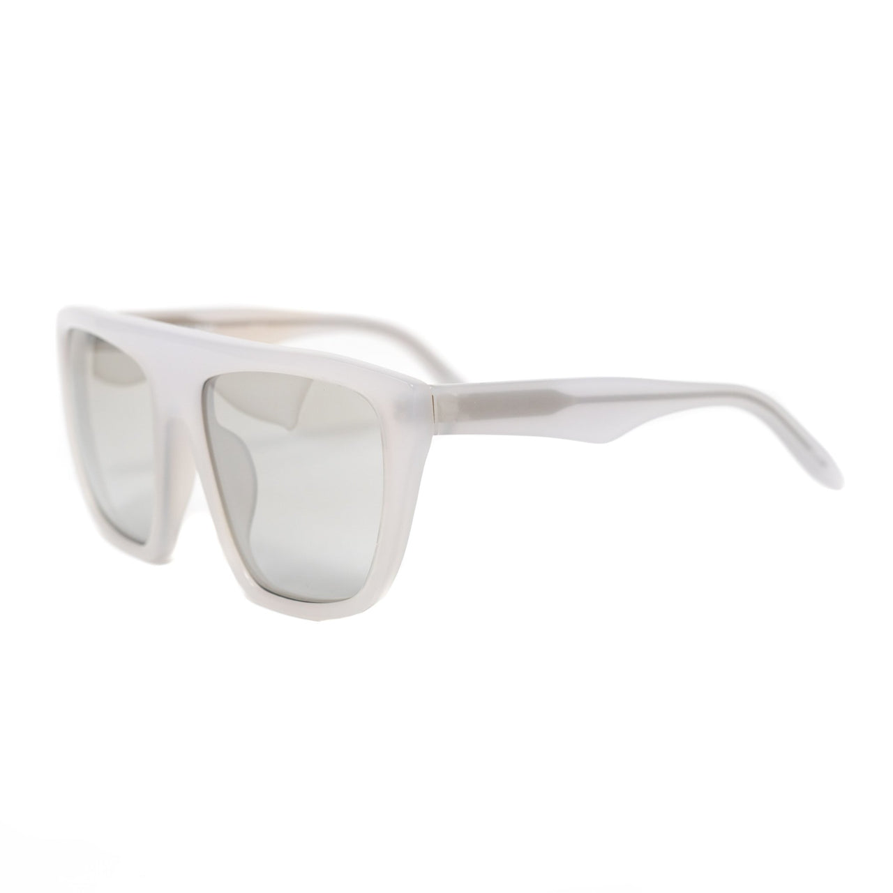Alexander Wang Sunglasses Slanted Ivory with Clear Graduated Lenses AW14C5SUN - Watches & Crystals