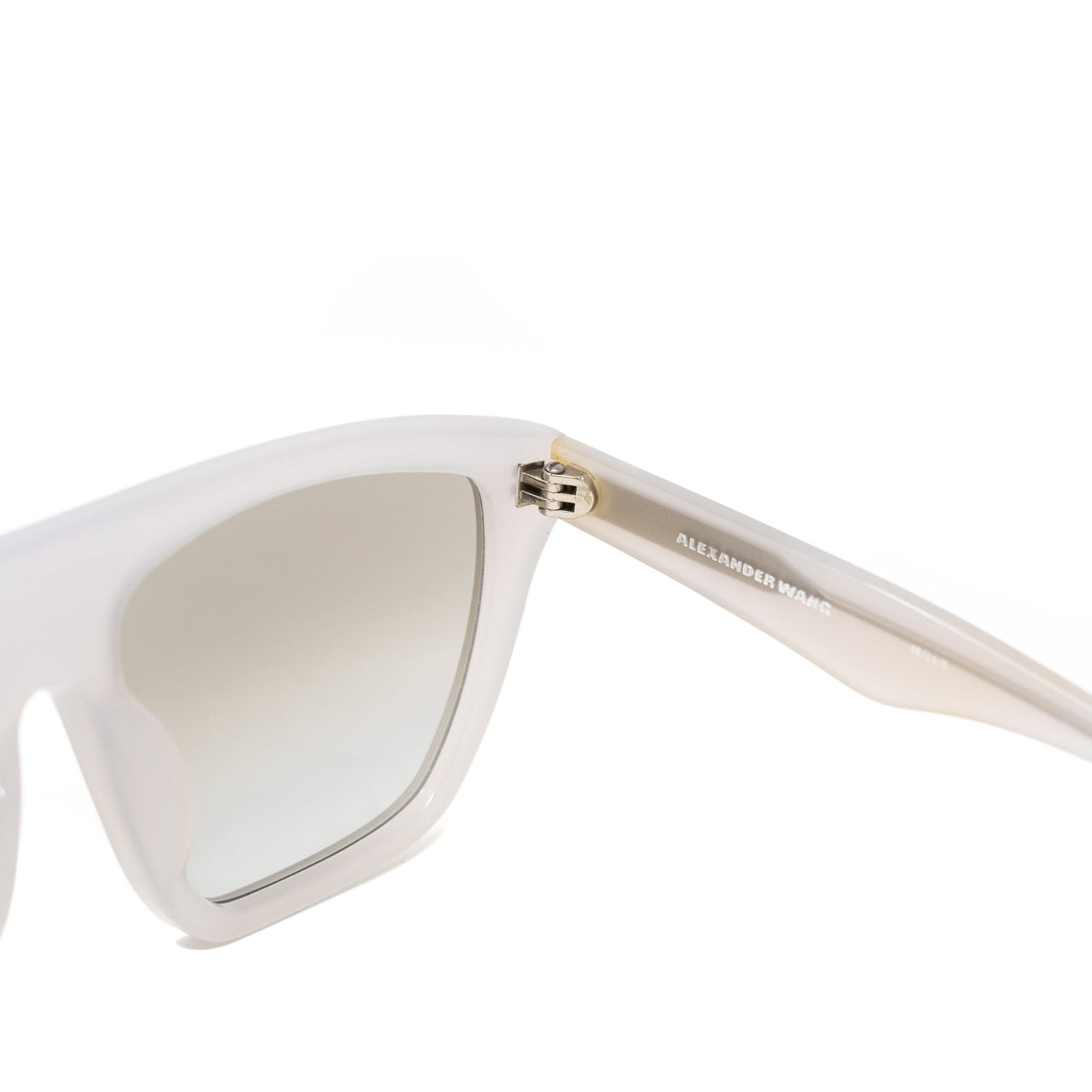 Alexander Wang Sunglasses Slanted Ivory with Clear Graduated Lenses AW14C5SUN - Watches & Crystals