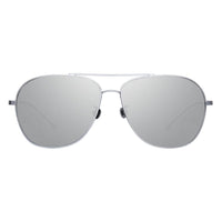 Thumbnail for Ann Demeulemeester Men Sunglasses Titanium 925 Silver with Silver Mirror Lenses AD48C2SUN - Watches & Crystals