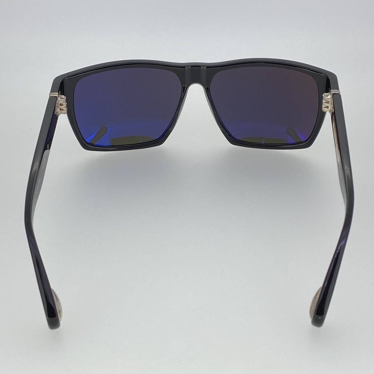Ann Demeulemeester Sunglasses Angular Black 925 Silver with Grey Lenses Category 3 Dark Tint AD37C1SUN - Watches & Crystals