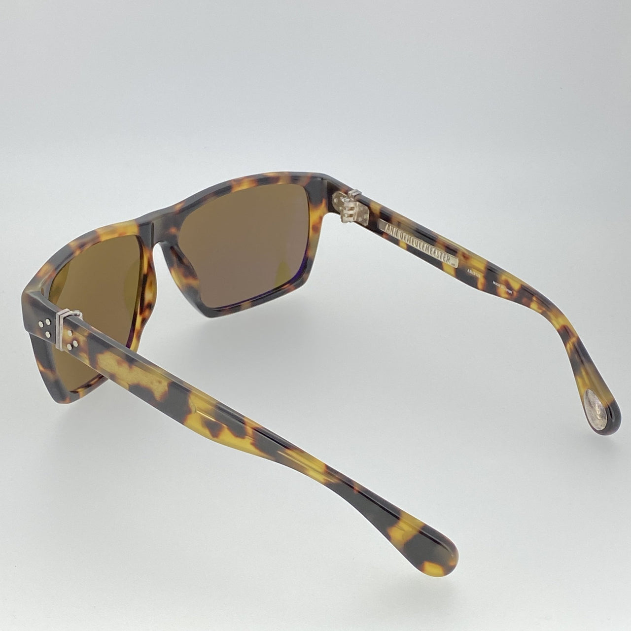 Ann Demeulemeester Sunglasses Angular Tortoise Shell 925 Silver Category 3 AD37C2SUN - Watches & Crystals