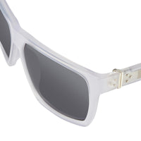 Thumbnail for Ann Demeulemeester Sunglasses Angular White 925 Silver with Grey Lenses AD37C4SUN - Watches & Crystals