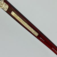 Thumbnail for Ann Demeulemeester Sunglasses Bordeaux Red 925 Silver with Blue Lenses AD1C3SUN - Watches & Crystals