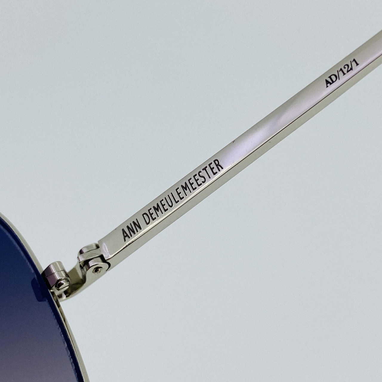 Ann Demeulemeester Sunglasses Brushed Silver tone Titanium Frame 925 Silver AD12C1SUN - Watches & Crystals