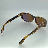 Thumbnail for Ann Demeulemeester Sunglasses Cat Eye Tortoise Shell 925 Silver with Brown Lenses Category 3 Dark Tint AD29C2SUN - Watches & Crystals