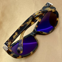 Thumbnail for Ann Demeulemeester Sunglasses Cat Eye Tortoise Shell 925 Silver with Brown Lenses Category 3 Dark Tint AD29C2SUN - Watches & Crystals