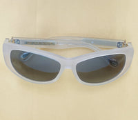 Thumbnail for Ann Demeulemeester Sunglasses Cat Eye White 925 Silver with Grey Lenses AD29C4SUN - Watches & Crystals