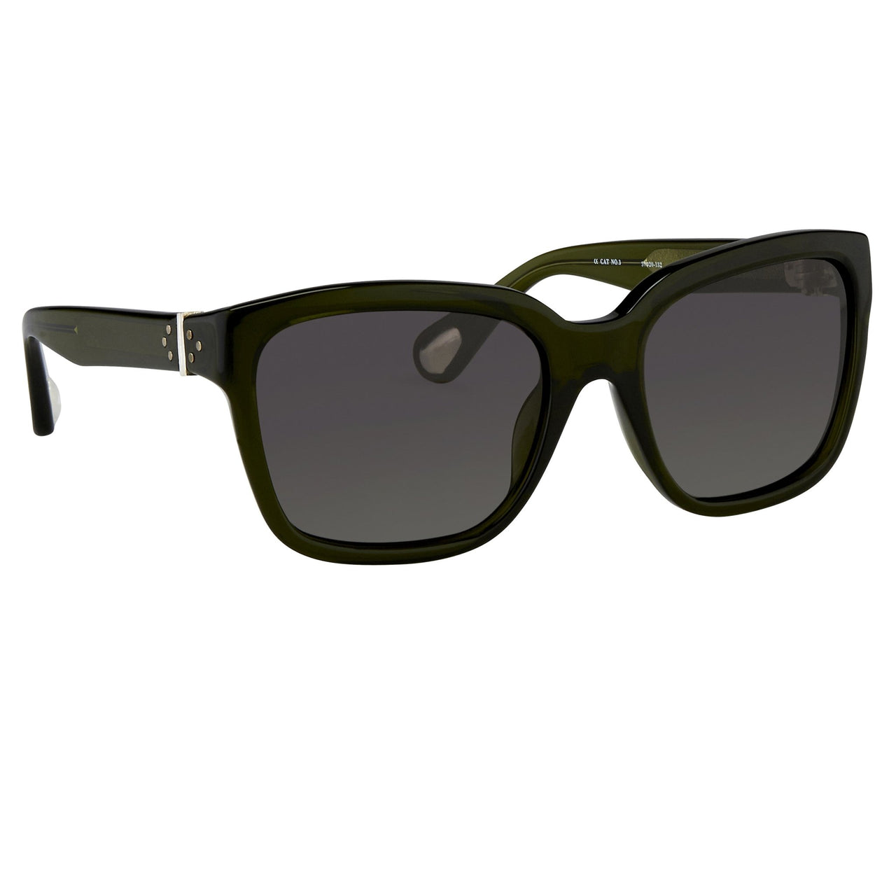 Ann Demeulemeester Sunglasses D-Frame Green 925 Silver with Green Graduated Lenses Category 3 AD9C7SUN - Watches & Crystals