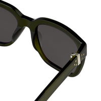 Thumbnail for Ann Demeulemeester Sunglasses D-Frame Green 925 Silver with Green Graduated Lenses Category 3 AD9C7SUN - Watches & Crystals