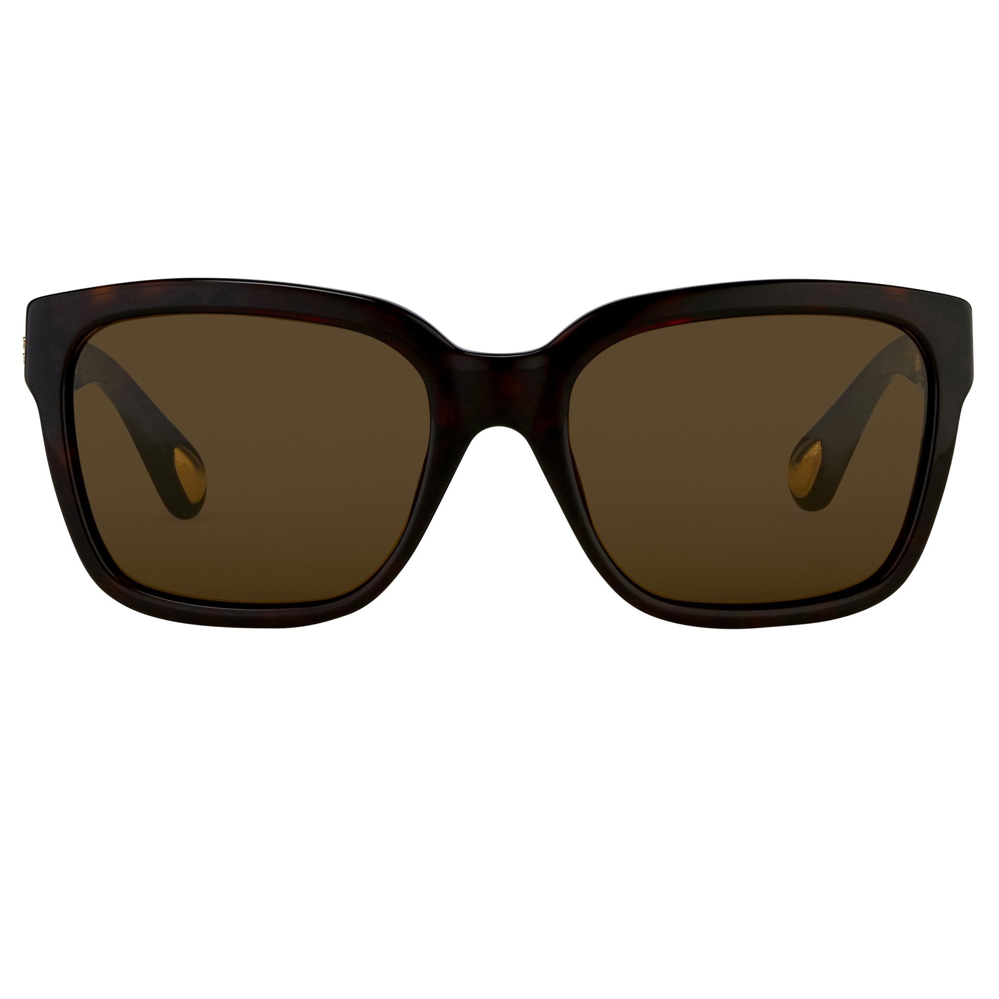 Ann Demeulemeester Sunglasses D-Frame Tortoise Shell 925 Silver with Brown Lenses Category 3 AD9C4SUN - Watches & Crystals