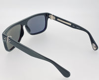 Thumbnail for Ann Demeulemeester Sunglasses Flat Top Black 925 Silver with Grey Lenses CAT 3 AD2C1SUN - Watches & Crystals